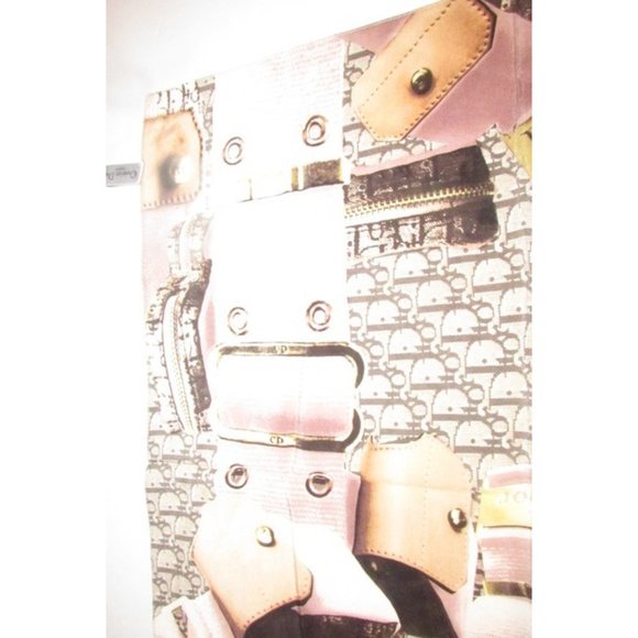 Dior Pink Brown Orange Trotter by John Gallianos - Picture 5 of 11